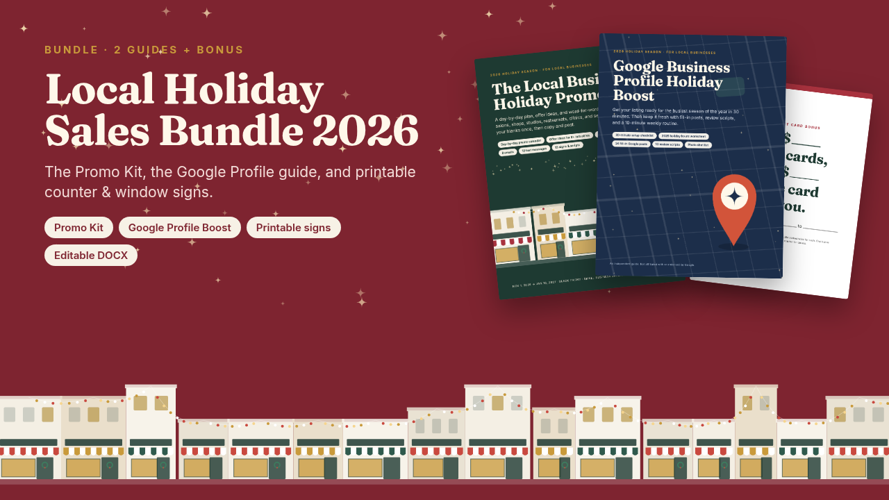 Local Holiday Sales Bundle cover